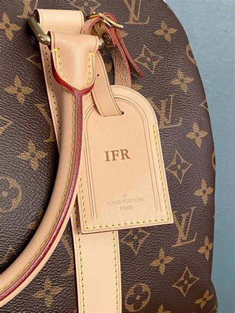 louis vuitton hot stamping not straight|louis vuitton bag with initials.